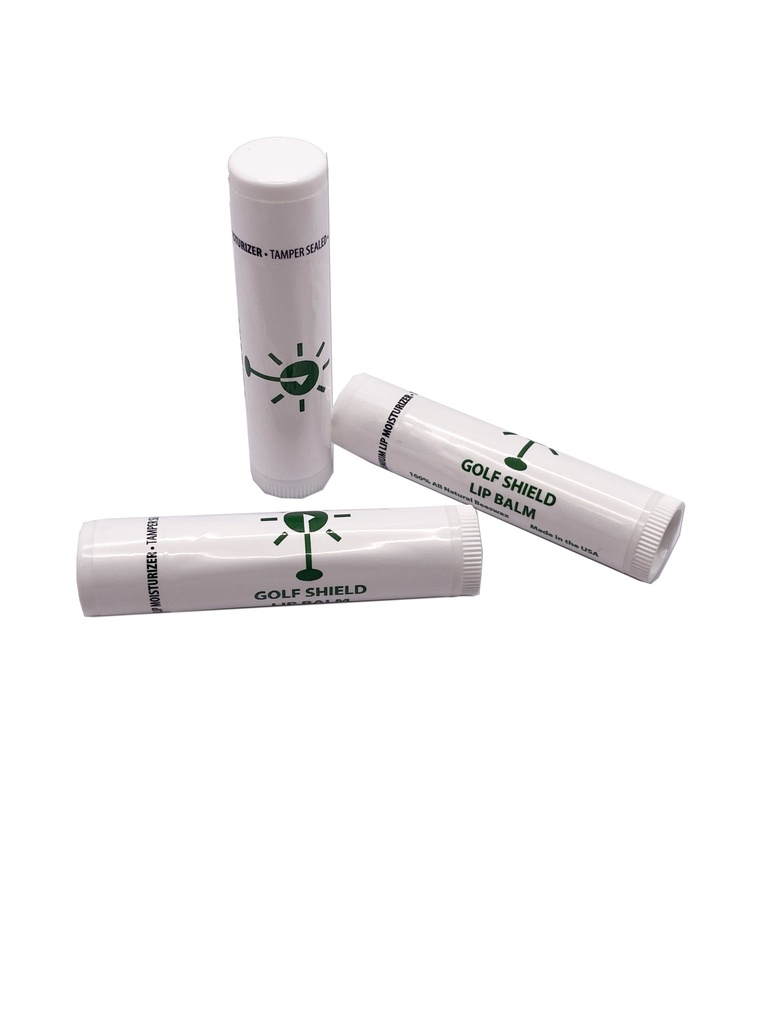 Golf Shield Lip Balm Display (100ct) Tubes