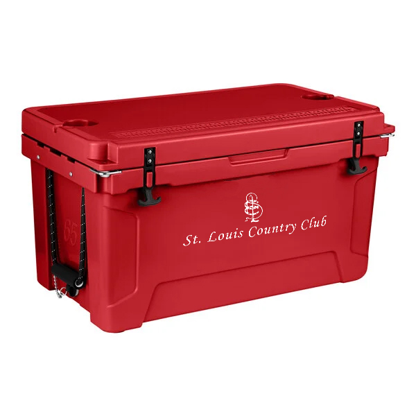 65 QT. MARINE COOLER RED