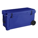 65 QT. MARINE COOLER Blue w/Wheels